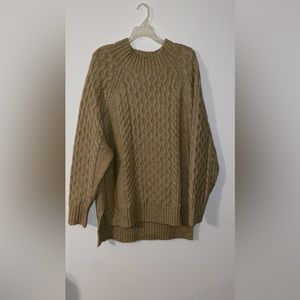 Green Target Sweater